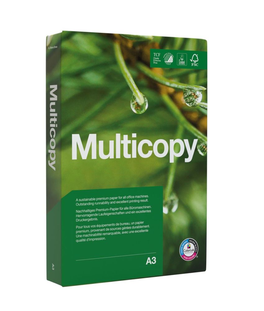 Multifunktionspapir, MultiCopy Original, A4, 90 g, pakke a 5 stk a 500 ark