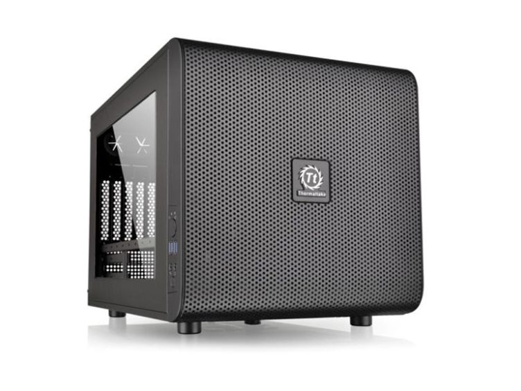 Thermaltake Core V21 Pc-Gehäuse Micro-Atx Ca-1D5-00S1wn-00 Sichtfenster Schwarz