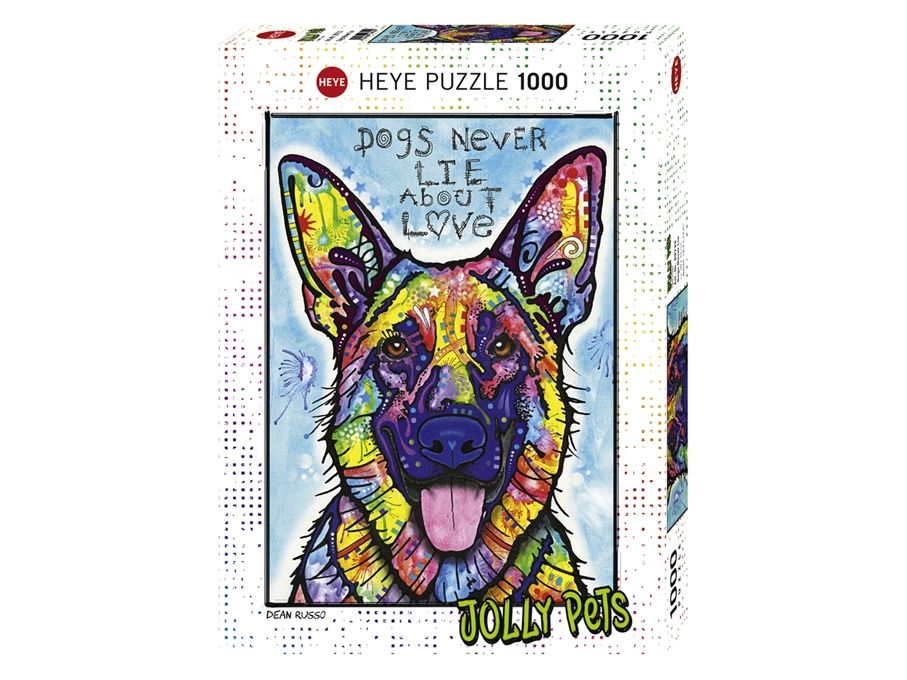 Heye Dogs Never Lie, 1000 Stk, Kunst