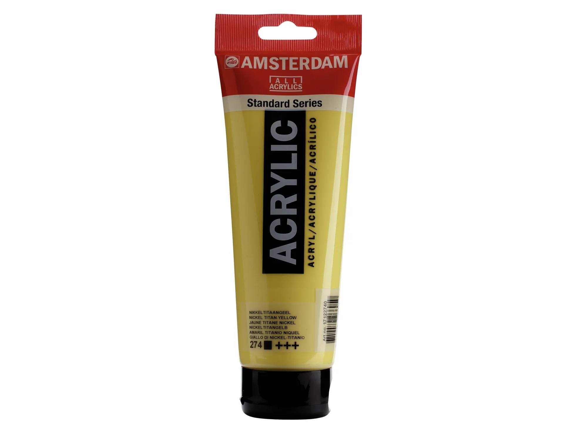 Amsterdam Standard Series Acrylic Tube Nickel Titanium Yellow 274