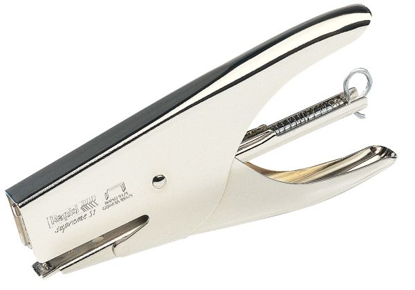Rapid Supreme S51, 15 Blätter, Edelstahl, Standard-Clinch, 21/4, Metall, 80 g/m²