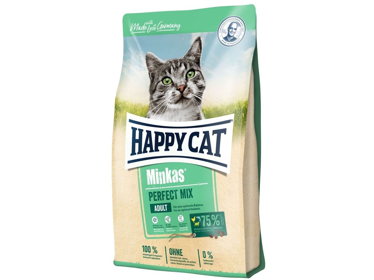 Happy Cat Minkas Perfect Mix, Adult, 4 Kg, Antioxidantien Enthalten