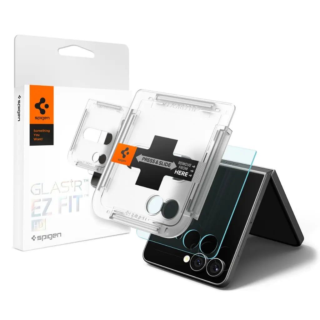 Spigen Glas.Tr Ez Fit Hd, Samsung, Galaxy Z Flip 7, Transparent, 1 Stück(E)