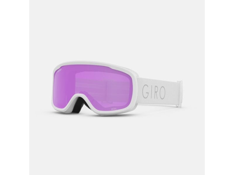 Giro Moxie Flash Goggle, Hvid, Kvinder, Sfærisk linse, Polykarbonat, Hvid, Lyserød, Gul