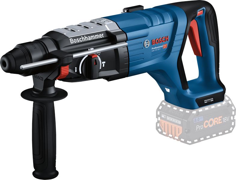 Sladdl&ouml;s borrhammare GBH 18V-28 D Professional solo, 18Volt(bl&aring;/svart, utan batteri och laddare) - SOLO