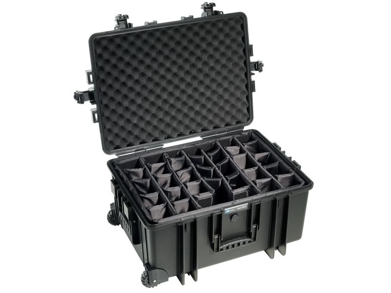 B&W outdoor.case type 6800 - Hard eske - polypropylen - svart