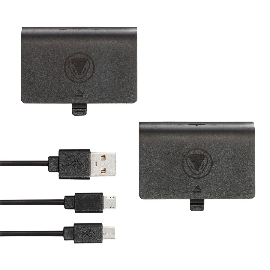 XB-One Battery:Kit black NEW 2 Akkus 800mAh + Ladekabel - Image 3