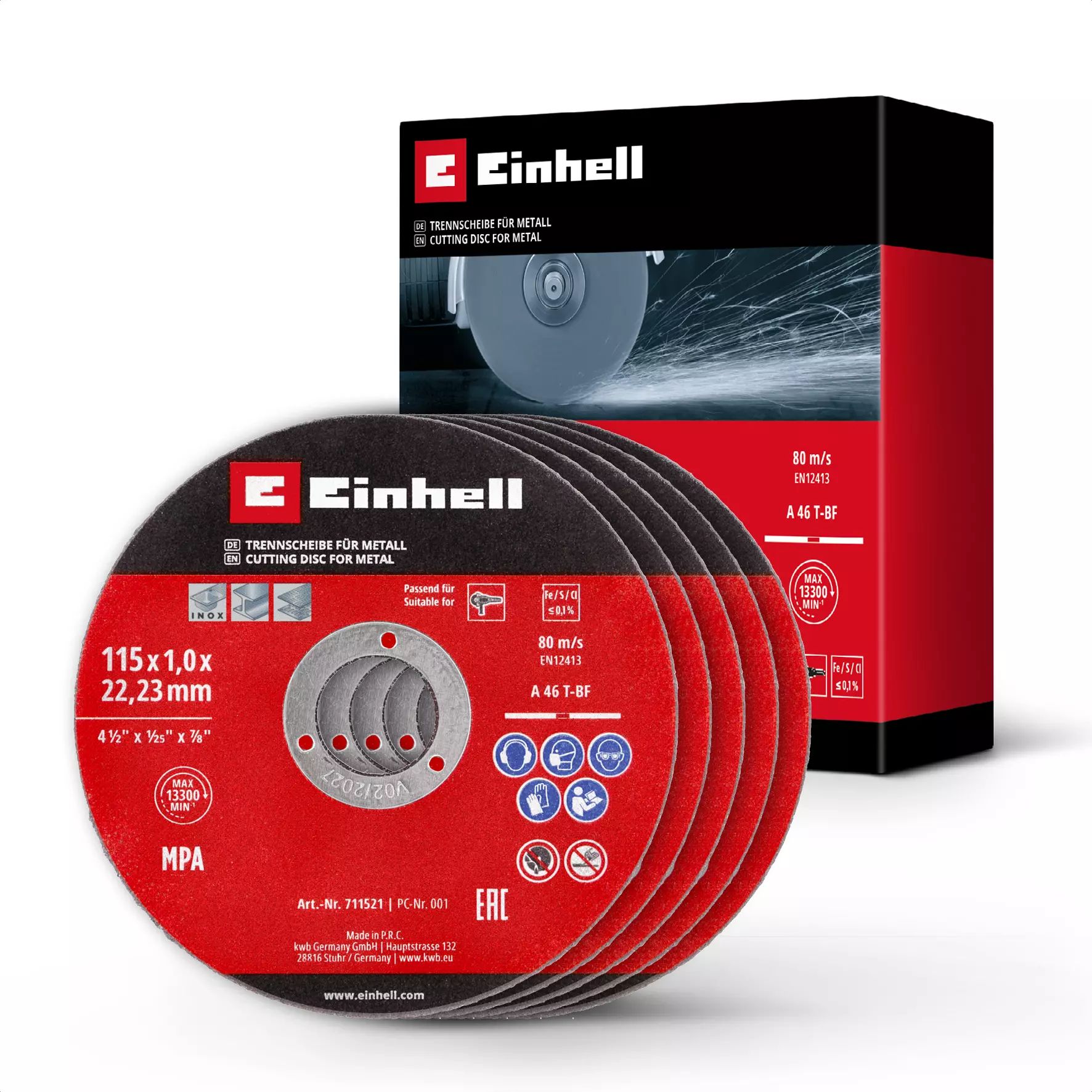 Einhell Metal Target 115 Mm, 5 St. 49711521