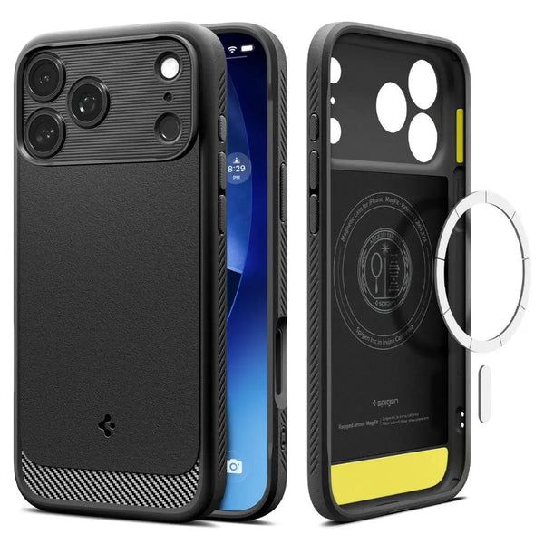 Spigen ACS10263, Cover, Apple, iPhone 17 Pro Max, 17,5 cm (6.9), Sort