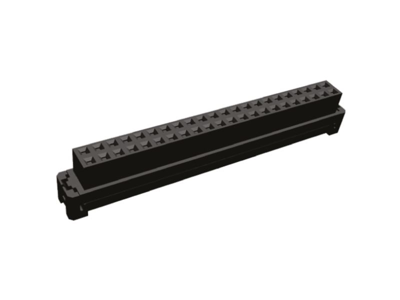 Te Connectivity 8-Way Idc Connector Socket For Cable Mount, 2-Row