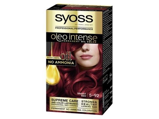 Syoss Oleo Intense Permanent-Haarfarbe 592 Intense Red