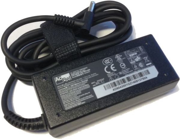 HP AC Adapter 65W Smart, Laptop, 110 - 240 V, 65 W, 19.5 V, AC-to-DC, Sort