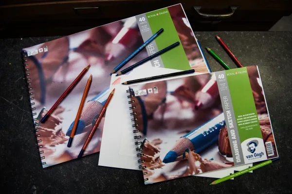 Van Gogh Drawing & Sketch paper 21 x 14.8 cm (A5), 160 g, 40 sheets | Skola & Hobby - Konstmaterial - Pennor | GameStuff