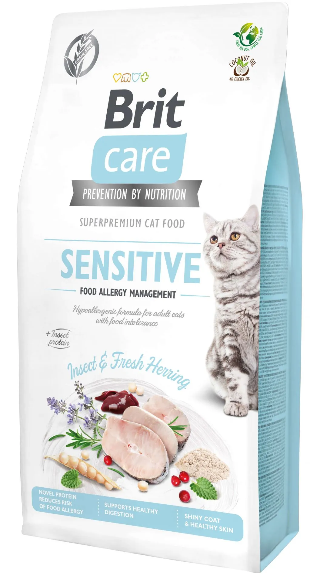Brit Care Cat Grain Free Sensitive Insect & Fresh Herring (7 kg)