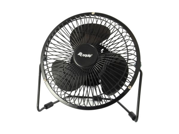 Equip 245420, Husholdning ventilator, Sort, Bord, Plast, Kina, USB