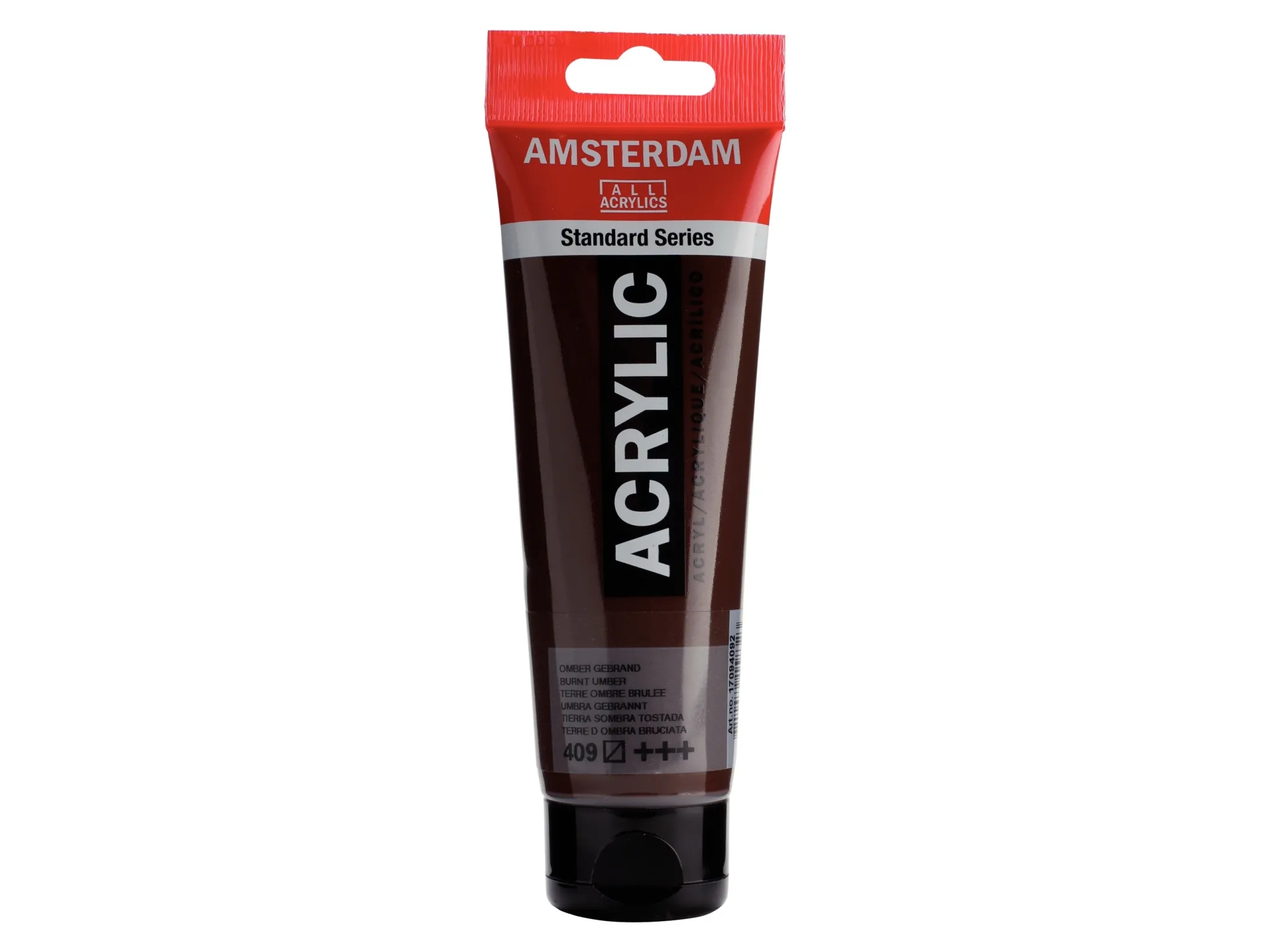 Amsterdam Standard Series Akrylrör 120 ml bränd Umber 409 | Skola & Hobby - Konstmaterial - Akryl & Akvareller | GameStuff