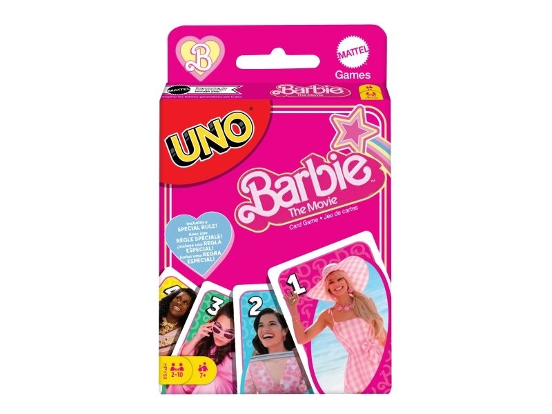 Mattel Games UNO Barbie The Movie, Kortspil, Samlerobjekt, 7 År