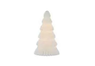 Træ, Sirius Claire, julepynt m. LED, 19 cm