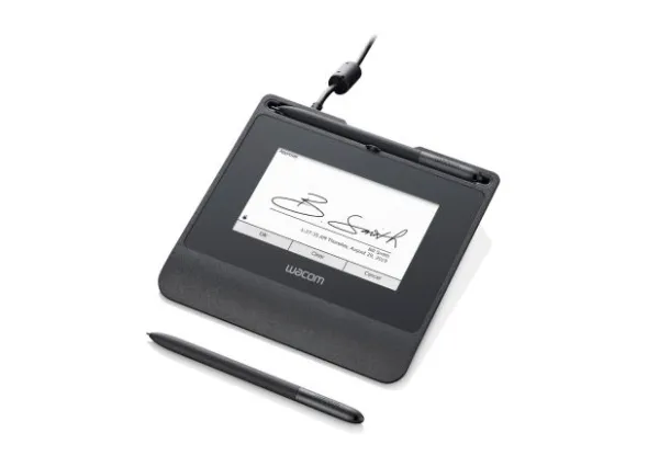 Wacom STU-540 - Signaturterminal med LCD-bildskärm - 10.8 x 6.5 cm - elektromagnetisk - kabelansluten - USB 2.0, seriell - svart | Datortillbehör - Möss & Tangentbord - Ritbord | GameStuff