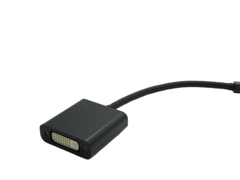 Value Mini Displayport-Dvi Adapter, Mini Dp St - Dvi Bu, 150 M, Mini Displayport, Dvi-D, Männlich, Weiblich, Schwarz