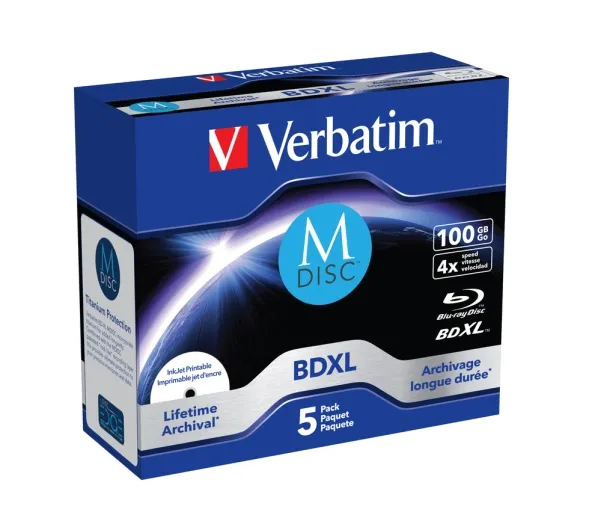 Verbatim M-Disc BD-R Blu-Ray 100GB - 1 pcs