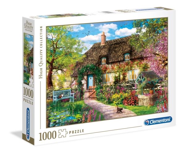Clementoni Puzzle - Das alte Cottage - 1000 Teile | Geschicklichkeitsspiel für die ganze Familie, buntes Legespiel, Erwachsenenpuzzle ab 14 Jahren 39520 - Bild 4