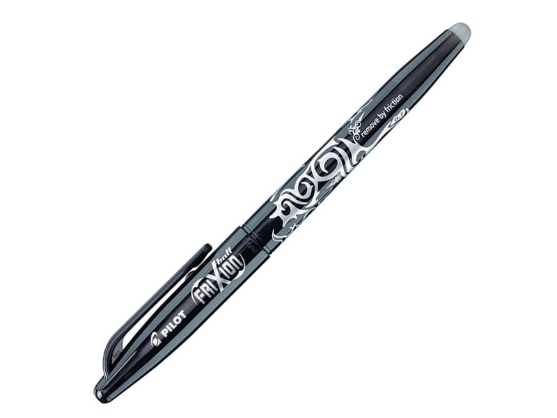 Pilot Frixion Ball, Verschlossener Gelschreiber, Schwarz, Schwarz, Fein, Rund, 0,7 Mm