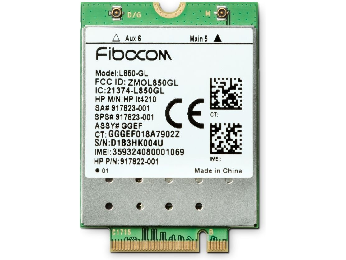 Hp Xmm 7360 - Trådløs Mobilmodem - 4G Lte - M.2 Card - 150 Mbps - For (For Wwan Ready Configurations): Elitebook 735 G6, 745 G5, 745 G6, 83X G7, 83X