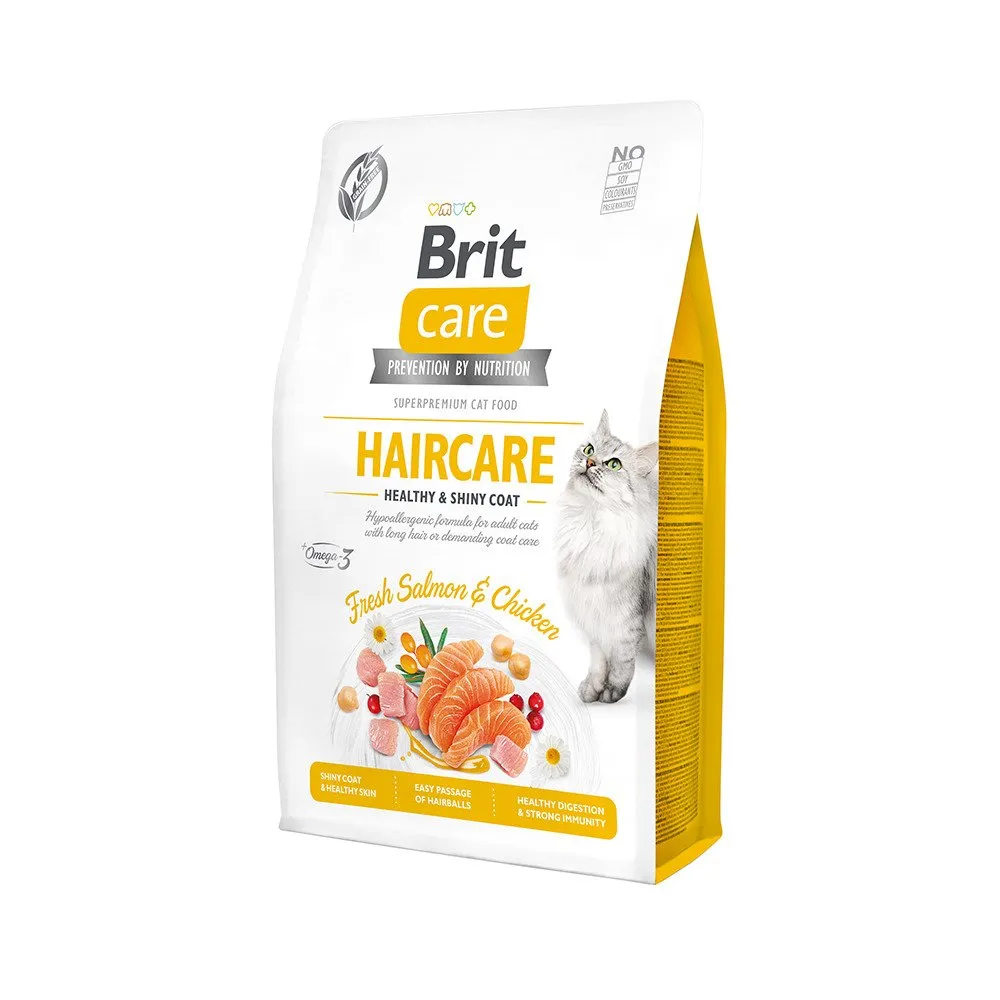 Brit Care Cat Grain Free Haircare Healthy & Shiny Coat (2 kg)
