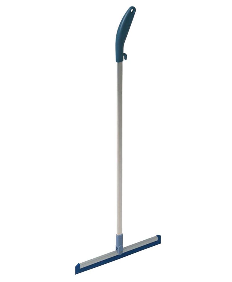 Gulvskraber, Vileda, 35x2x96 cm, blå, aluminium/plast/gummi, 35 cm, med enkeltblad, komplet