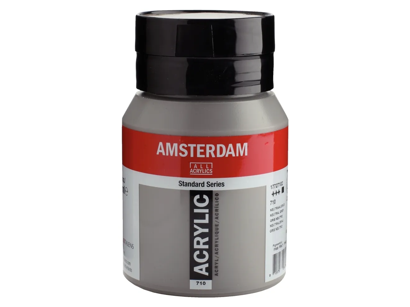 Amsterdam Standard Series Acrylic Jar Neutral Grey 710 | Skola & Hobby - Konstmaterial - Akryl & Akvareller | GameStuff