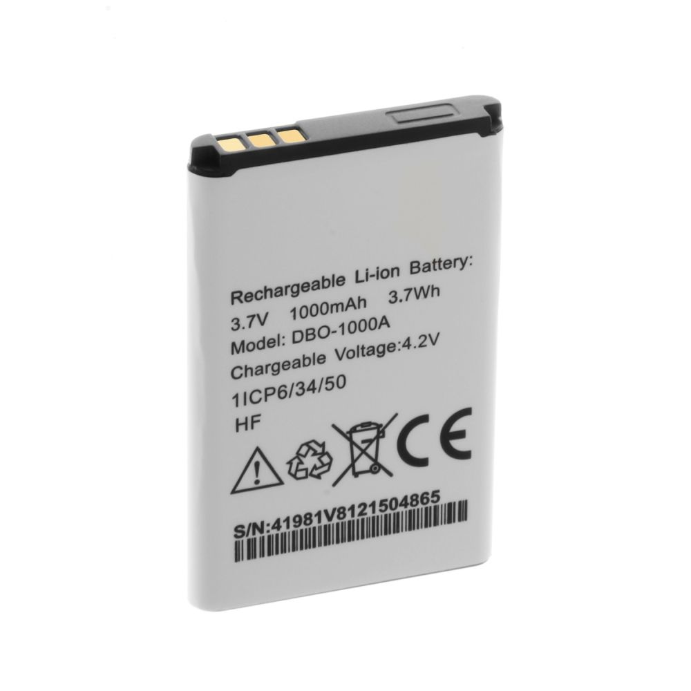 Insmat 106-9537, Batteri, Doro, Doro 1370, Doro 1372, Doro 2404, Doro 6040, Doro 6060, Grå, 1000 Mah, 3,7 V
