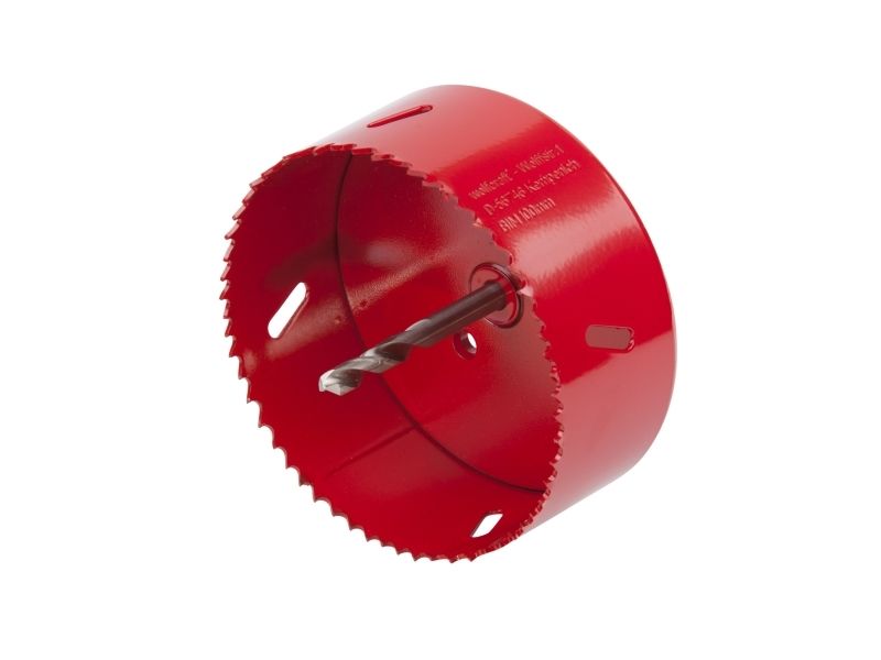 Wolfcraft Gmbh 5493000, Single, Drill, Metal, Wood, Red, Bimetal, High-Speed Steel (Hss), High-Speed Steel (Hss)