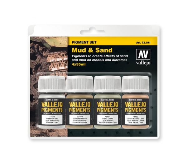 Vallejo 073191 Pigment-Set Schlamm Und Sand - Bild 7