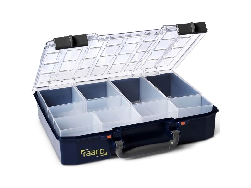raaco CarryLite 80 4x8-9, Bl&aring;, Polykarbonat, Polypropylen (PP), 337 mm, 278 mm, 79 mm, 987 g