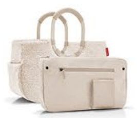 Reisenthel Loopshopper L, Indkøbskurv, Hvid, Polyester, Monokromatisk, 15 L, 460 Mm