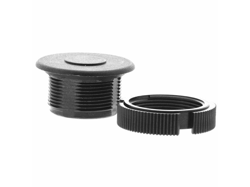 Schneider Electric Blindstopfen Schwarzer Kunststoff 22Mm, Inkl. Mutter