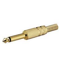 Goobay SM 63 KG, 6.35 mm, Guld
