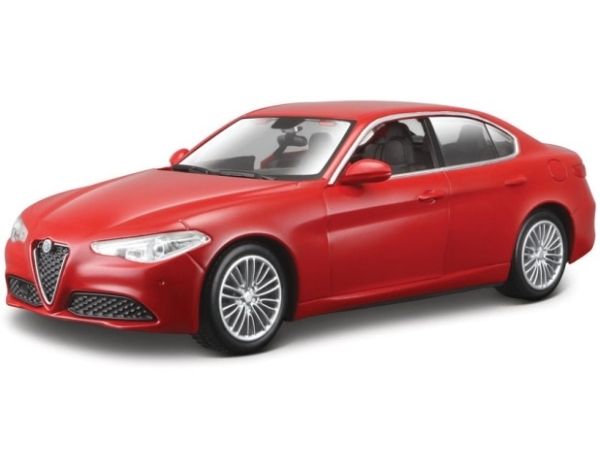 Bburago Alfa Romeo Giulia 1:24 Rød