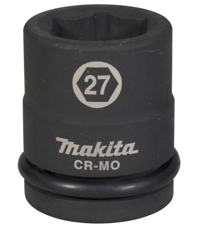 Makita E-22280, Krafttop, Sort, 1 Hoved(Er), 3/8", Metric, 27 Mm