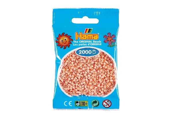 Hama minipärlor 2000 st. ljus persika | Leksaker - Kreativitet - Pärlor | GameStuff