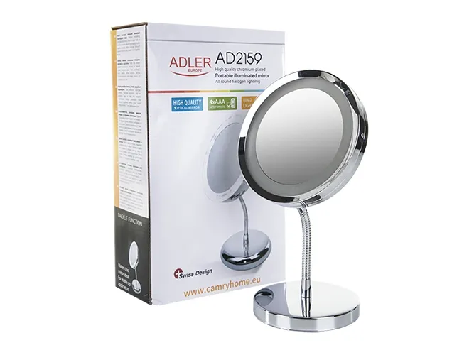 Cosmetic mirror Adler AD 2159 | Smink - Sminktillbehör - Sminkspeglar | GameStuff