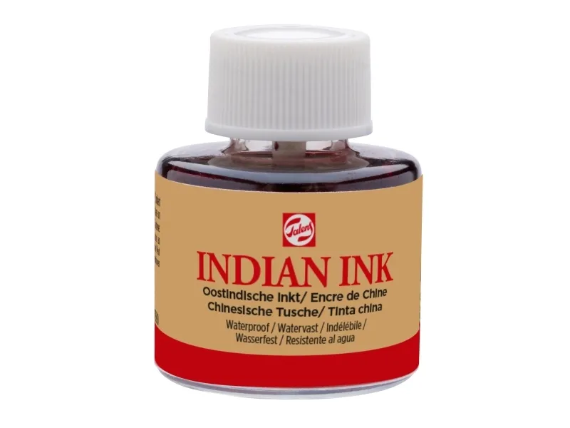 Talens Indian Ink Bottle Black 700 | Skola & Hobby - Konstmaterial - Bläck | GameStuff