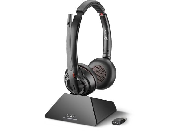 Poly 8220 Uc, Trådløs, Kontor/Callcenter, 100 - 6800 Hz, 160 G, Headset, Sort