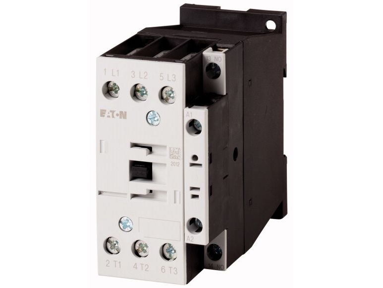 Eaton DILM25-10(400V50HZ,440V60HZ), Kontaktor, Sort, Hvid, IP00, 56 mm, 85 mm