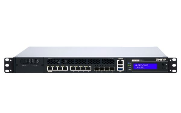 Qnap Qucpe-7012 - Virtualisierer - 10 Gige, 2,5 Gige - 1U - Cloud-Verwaltet - Rack-Montierbar