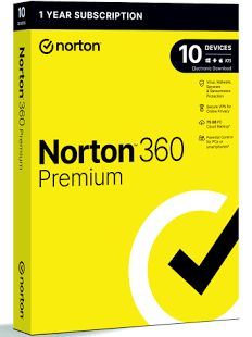 Norton 360 Premium Nordic 75GB 1 user 10 devices 12 Months