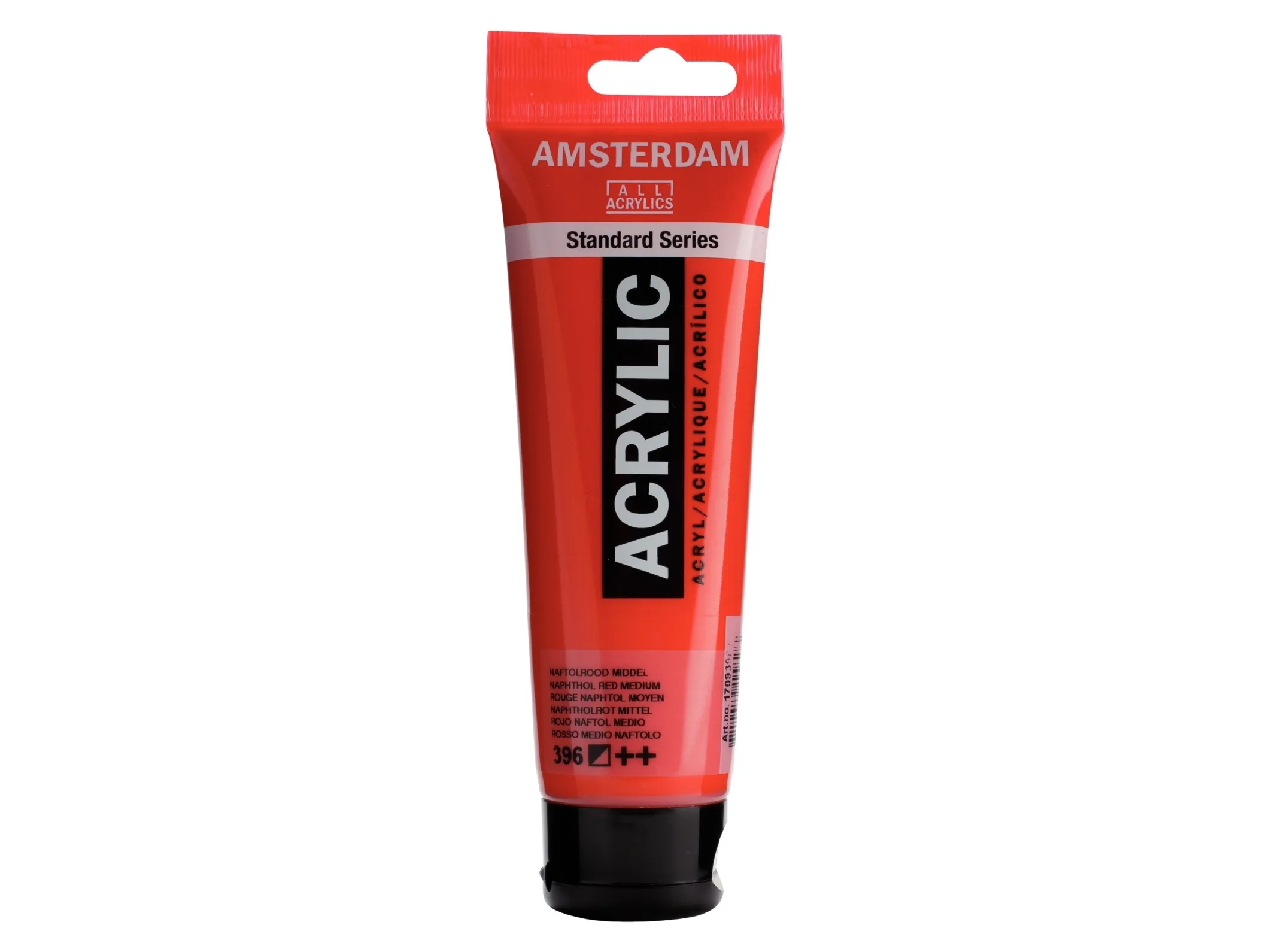 Amsterdam Standard Series Acrylic Tube Naphthol Red Medium 396 | Skola & Hobby - Konstmaterial - Akryl & Akvareller | GameStuff