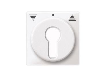 Merten Zentralplatte Rolladen-Tast. 319419 System M Polarweiss Glänzend 319419 319419 (319419)