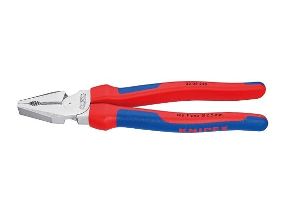 Knipex 02 05 225, Stål, Blå, Rød, 22,5 cm, 400 g